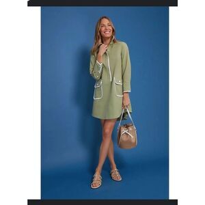 Tuckernuck Pomander Place nautical Mod Perkins sage green relaxed fit mini shirt